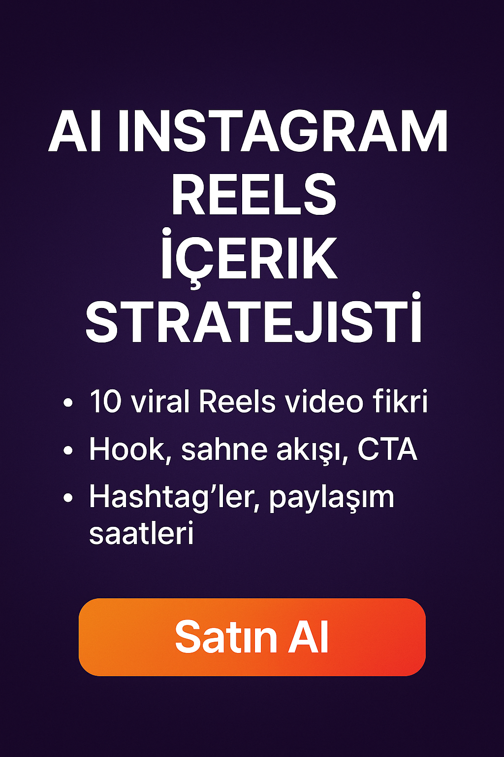 Popüler OL ! AI Instagram Reels İçerik Stratejisti Prompts