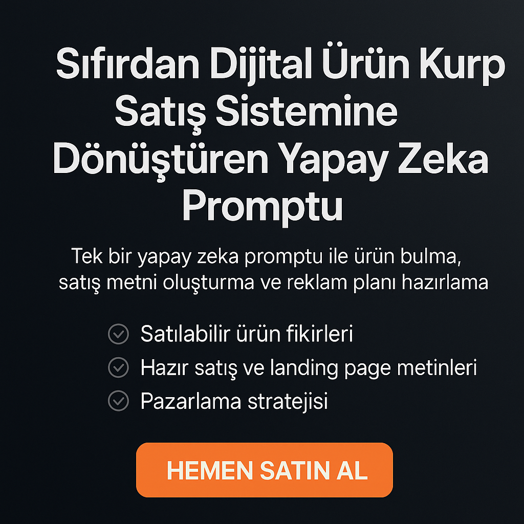 Ofansif : Sıfırdan Dijital İş Kurup Otomatik Gelire Dönüştüren Yapay Zeka Promptu🚀🧠💰